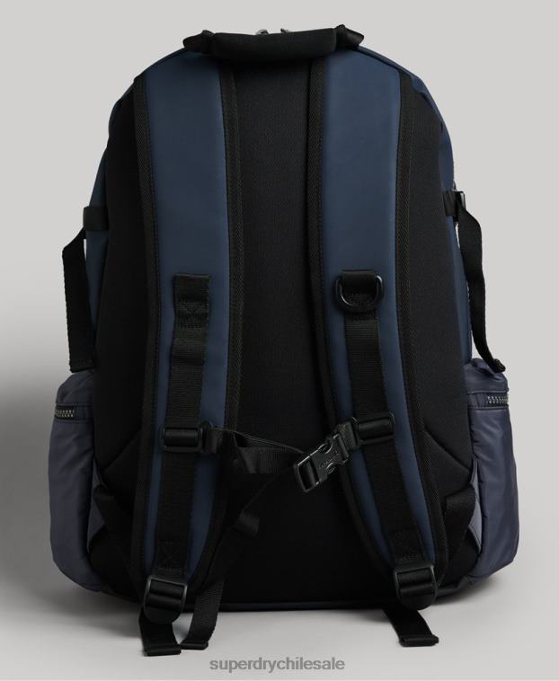 hombres Superdry Armada mochila con gráfico de lona de montaña 2R68Z113