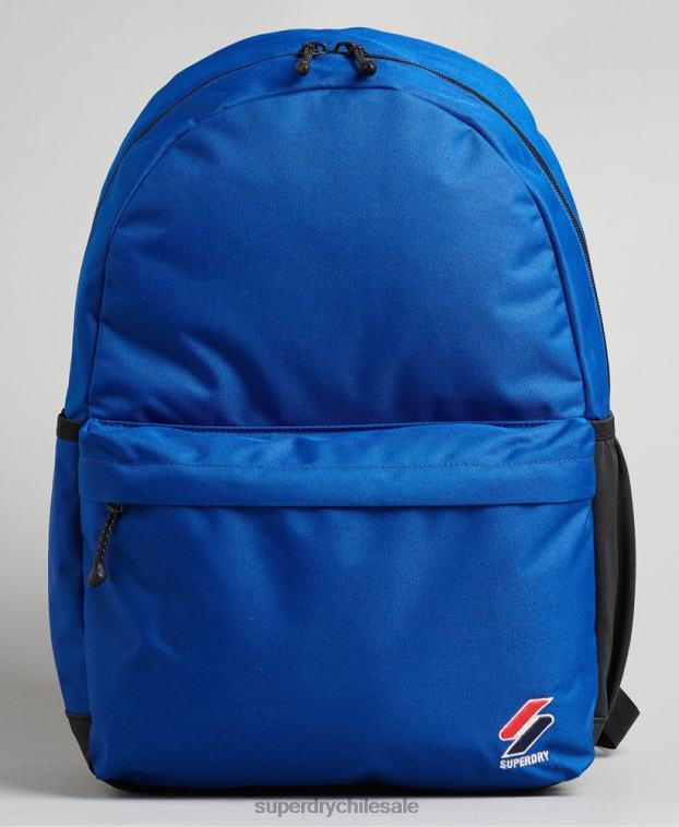 hombres Superdry azul mochila esencial montana 2R68Z1652