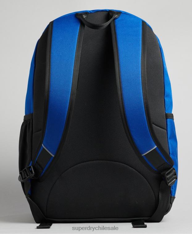 hombres Superdry azul mochila esencial montana 2R68Z1652