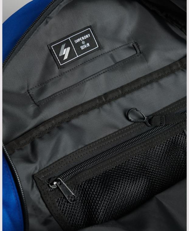 hombres Superdry azul mochila esencial montana 2R68Z1652