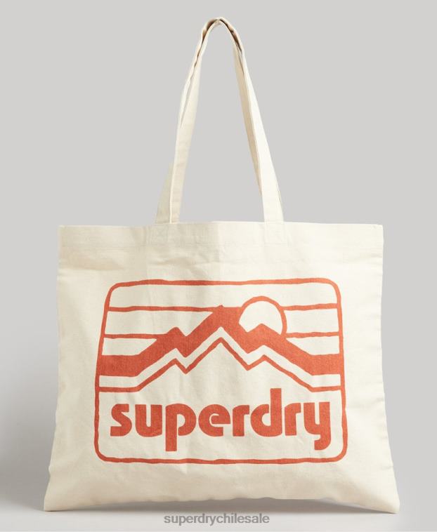 hombres Superdry desnudo bolso shopper gráfico 2R68Z1732
