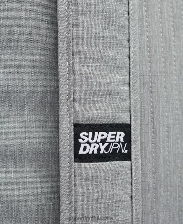 hombres Superdry gris mochila con logo 2R68Z1852