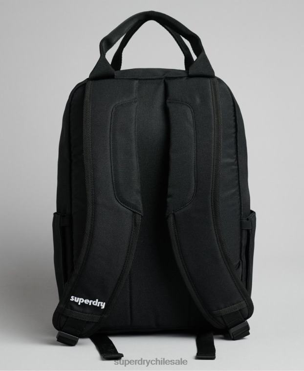 hombres Superdry gris oscuro mochila con asa superior 2R68Z1654