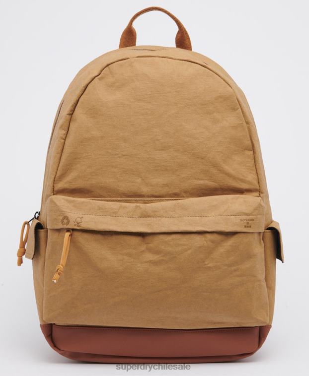 hombres Superdry marrón mochila pura montana 2R68Z6432