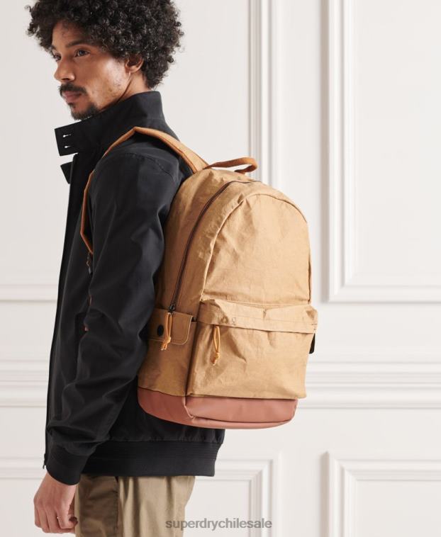 hombres Superdry marrón mochila pura montana 2R68Z6432