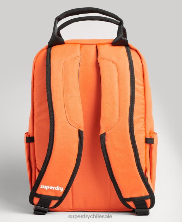 hombres Superdry naranja mochila con asa superior 2R68Z1662