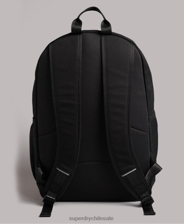hombres Superdry negro mochila esencial montana 2R68Z1632