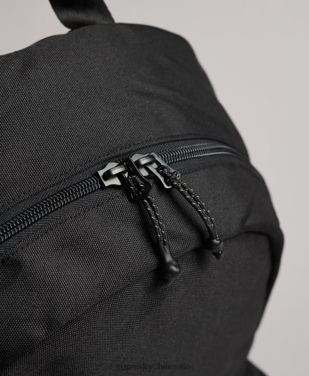 hombres Superdry negro mochila esencial montana 2R68Z1632