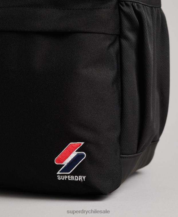 hombres Superdry negro mochila esencial montana 2R68Z1632