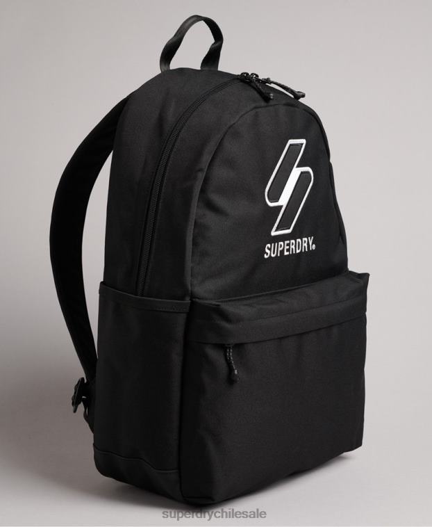 hombres Superdry negro mochila esencial montana 2R68Z6375