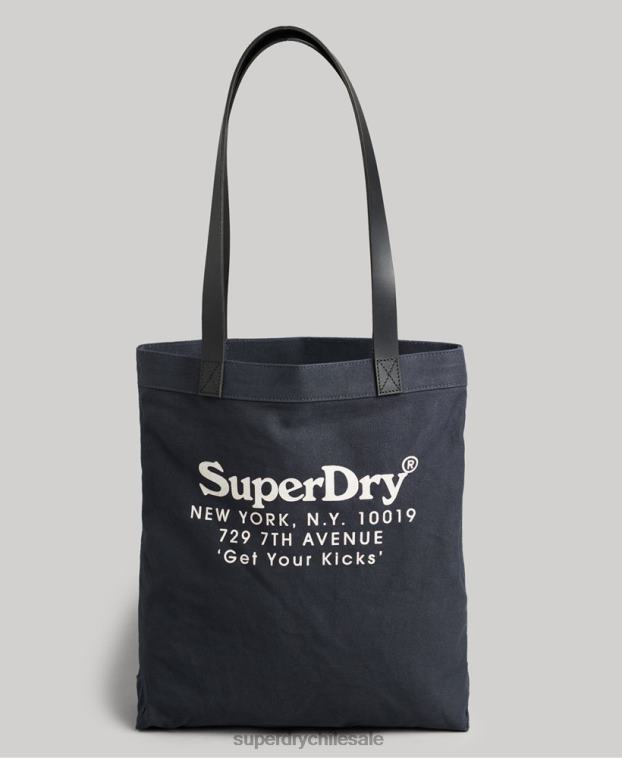 hombres Superdry oscuro tienda de gráficos antiguos 2R68Z1874
