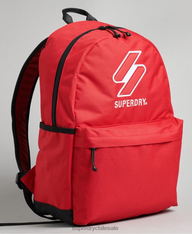 hombres Superdry rojo mochila esencial montana 2R68Z1707