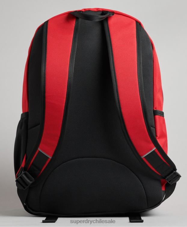 hombres Superdry rojo mochila esencial montana 2R68Z1707