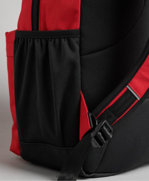 hombres Superdry rojo mochila esencial montana 2R68Z1707