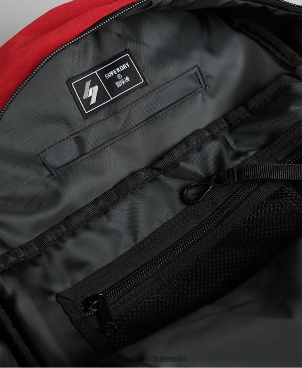 hombres Superdry rojo mochila esencial montana 2R68Z1707