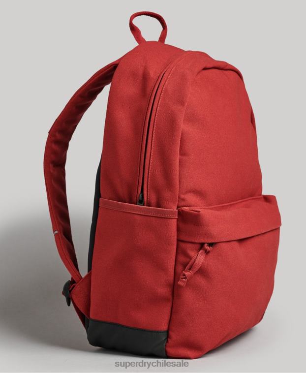 hombres Superdry rojo mochila esencial montana 2R68Z6368