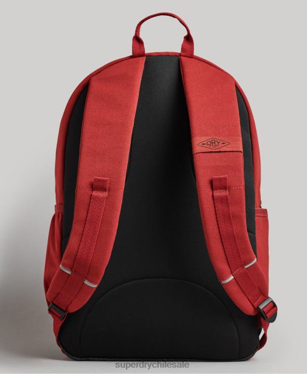 hombres Superdry rojo mochila esencial montana 2R68Z6368