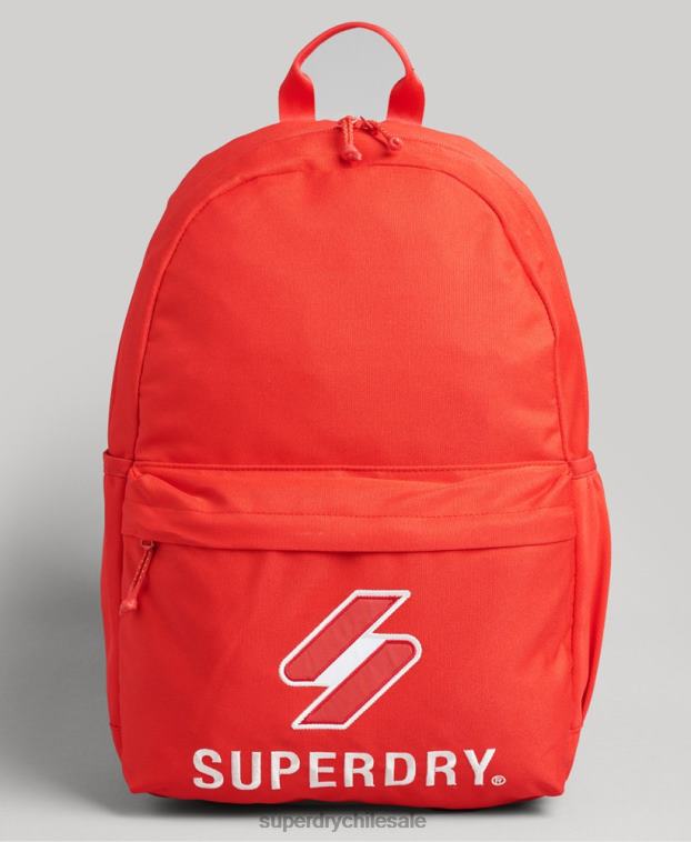 hombres Superdry rojo mochila esencial montana 2R68Z6386