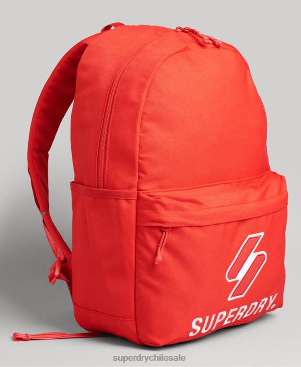 hombres Superdry rojo mochila esencial montana 2R68Z6386