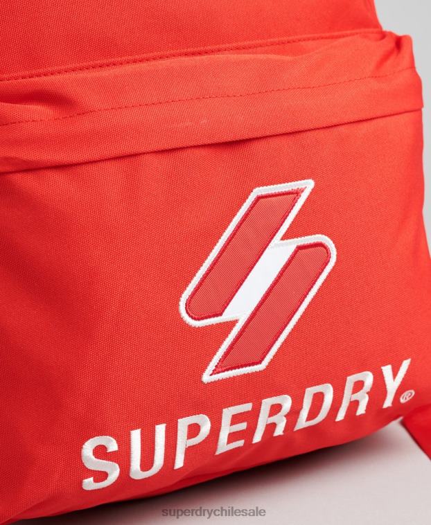 hombres Superdry rojo mochila esencial montana 2R68Z6386