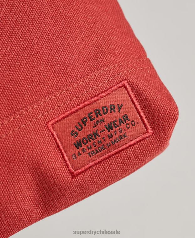hombres Superdry rojo neceser clásico 2R68Z1716