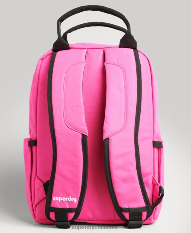 hombres Superdry rosa mochila con asa superior 2R68Z1661