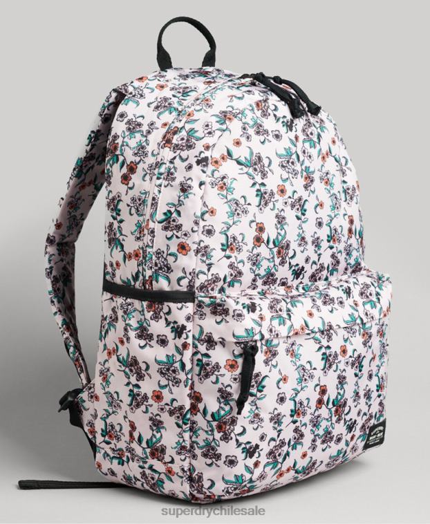hombres Superdry rosa mochila montana estampada 2R68Z1634