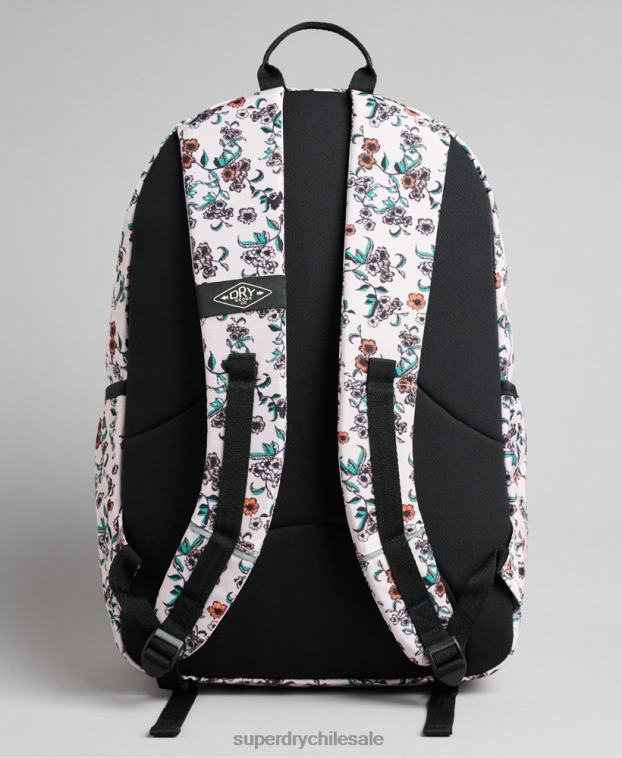 hombres Superdry rosa mochila montana estampada 2R68Z1634