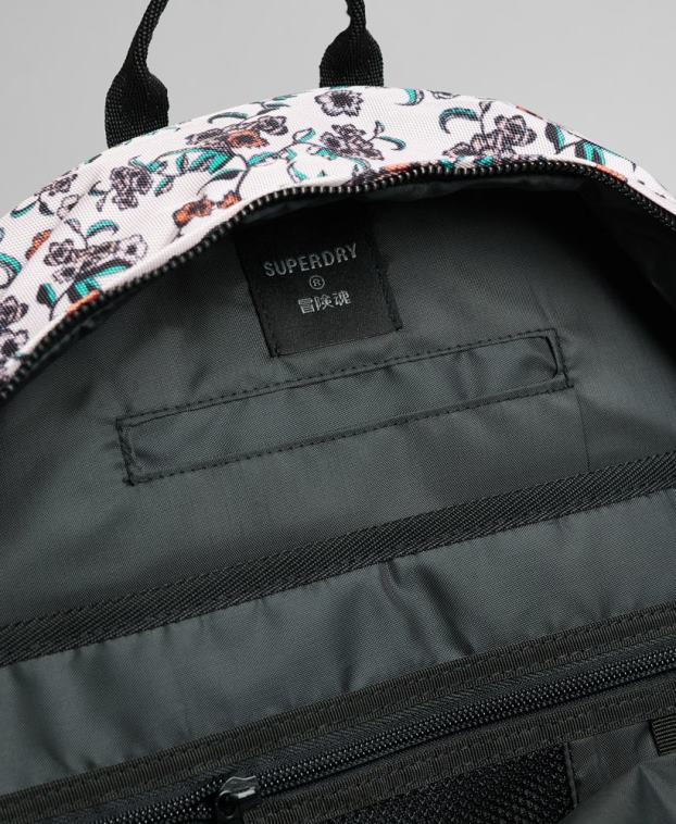 hombres Superdry rosa mochila montana estampada 2R68Z1634