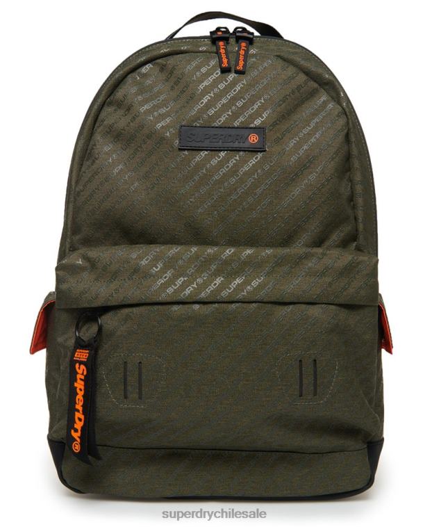 hombres Superdry verde mochila hueca montana 2R68Z1861