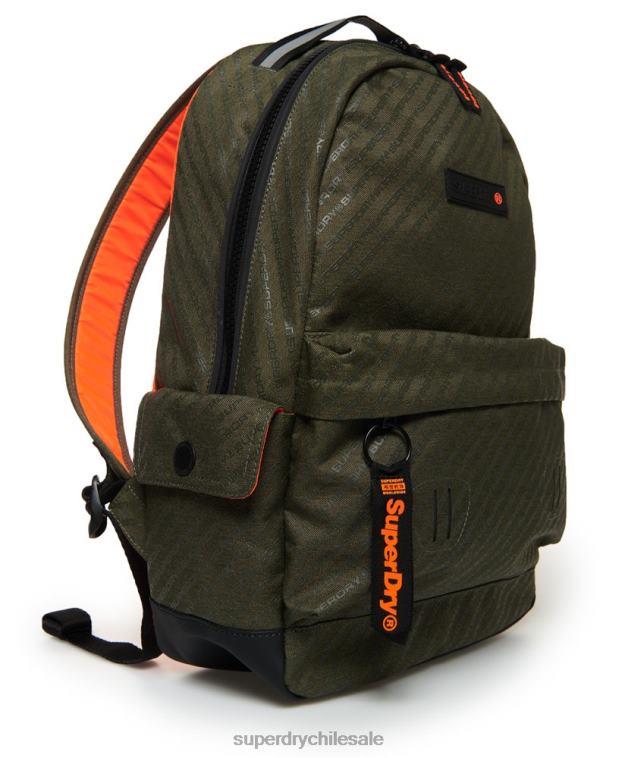 hombres Superdry verde mochila hueca montana 2R68Z1861