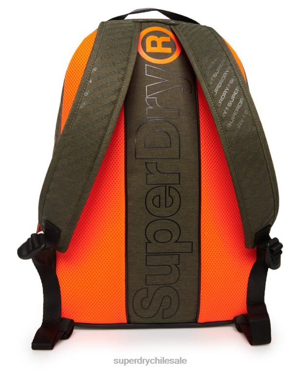 hombres Superdry verde mochila hueca montana 2R68Z1861
