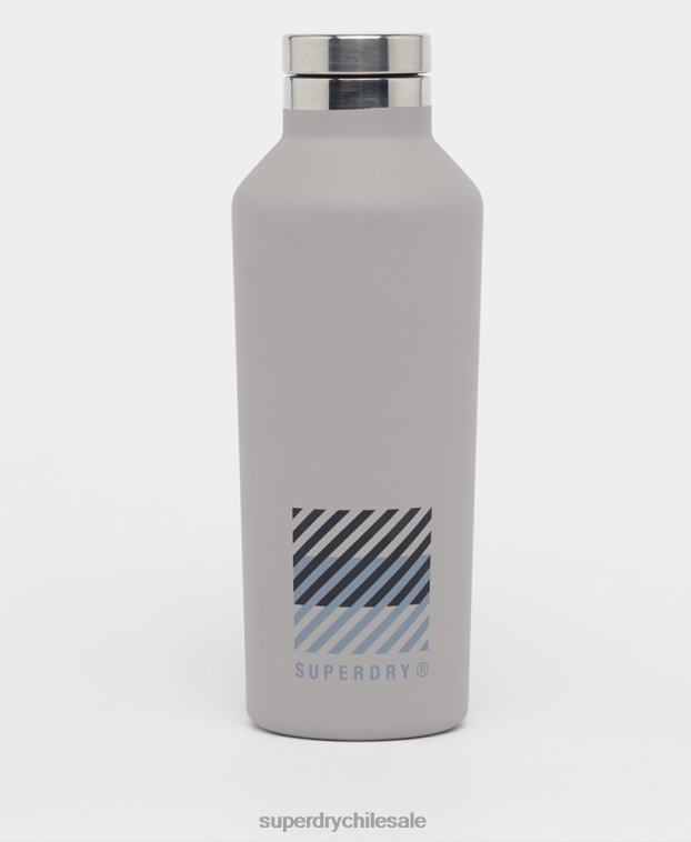 hombres Superdry gris botella de acero de entrenamiento 2R68Z1828