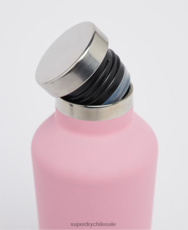 hombres Superdry rosa botella de acero de entrenamiento 2R68Z5375