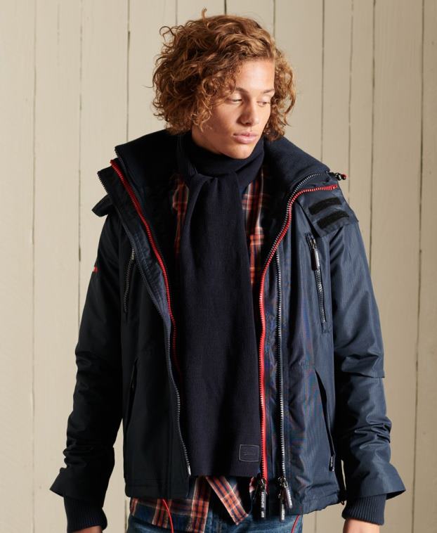 hombres Superdry Armada bufanda clásica con logo vintage 2R68Z6411