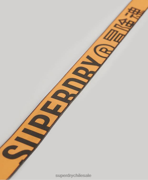 hombres Superdry broncearse caja de regalo con cinturón de cuero repujado 2R68Z1650