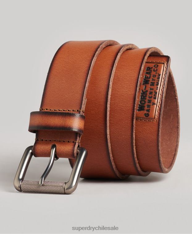 hombres Superdry broncearse cinturón de insignia 2R68Z1844