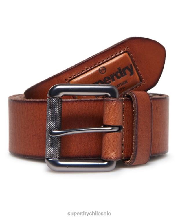 hombres Superdry broncearse cinturón de insignia 2R68Z1872