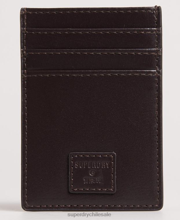 hombres Superdry marrón benson conjunto de cinturones en caja 2R68Z6457