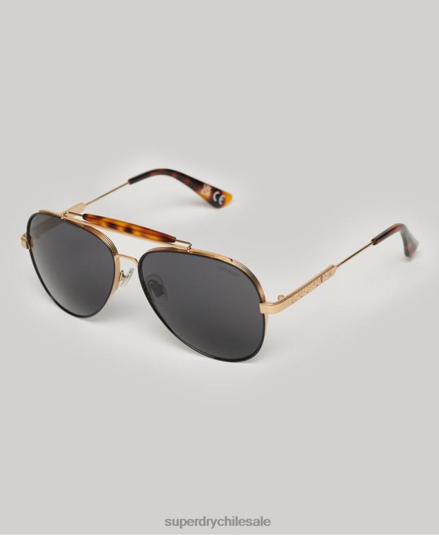 hombres Superdry marrón lentes de sol sdr estrada 2R68Z14