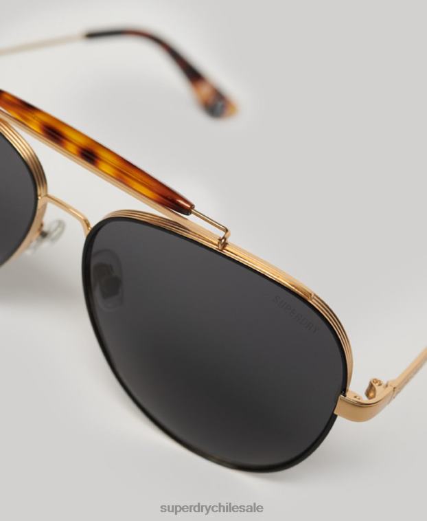 hombres Superdry marrón lentes de sol sdr estrada 2R68Z14
