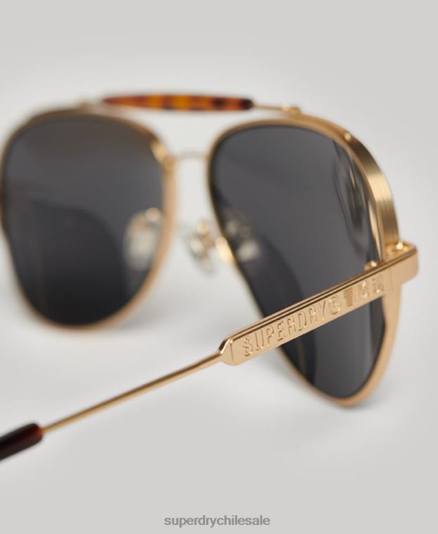 hombres Superdry marrón lentes de sol sdr estrada 2R68Z14