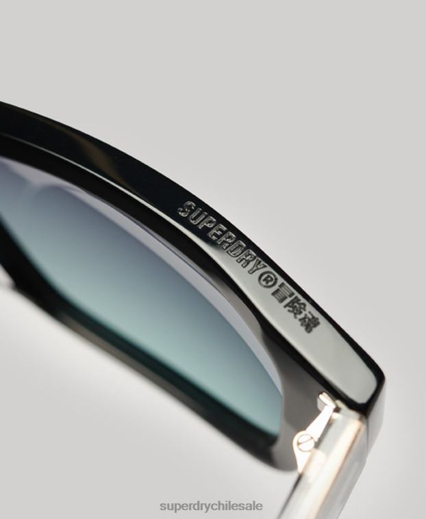 hombres Superdry negro gafas de sol sdr alda 2R68Z119