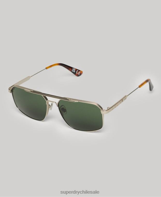 hombres Superdry oro gafas de sol sdr coleman 2R68Z59