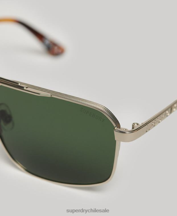 hombres Superdry oro gafas de sol sdr coleman 2R68Z59