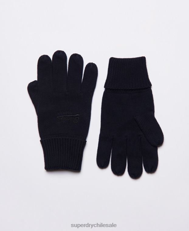 hombres Superdry Armada guantes clásicos con logo vintage 2R68Z1801