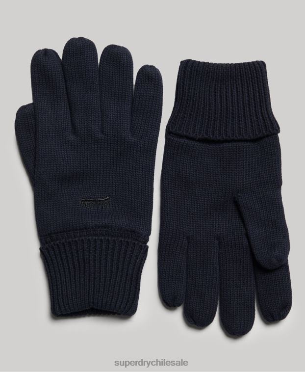 hombres Superdry Armada guantes con logo vintage 2R68Z1722