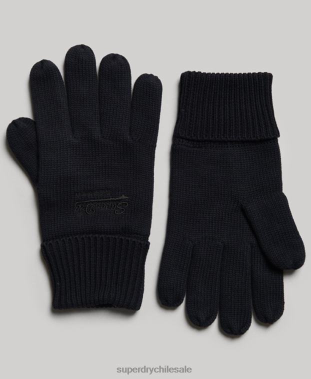 hombres Superdry Armada guantes lisos esenciales 2R68Z1705