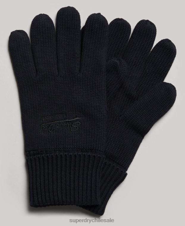 hombres Superdry Armada guantes lisos esenciales 2R68Z1705