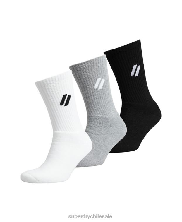 hombres Superdry blanco calcetines coolmax 2R68Z1425